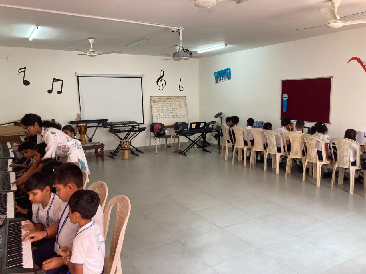 Music training studio at Sunrise NIS