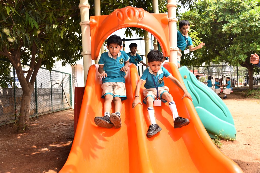 Early years vibrant play area at Sunrise NIS